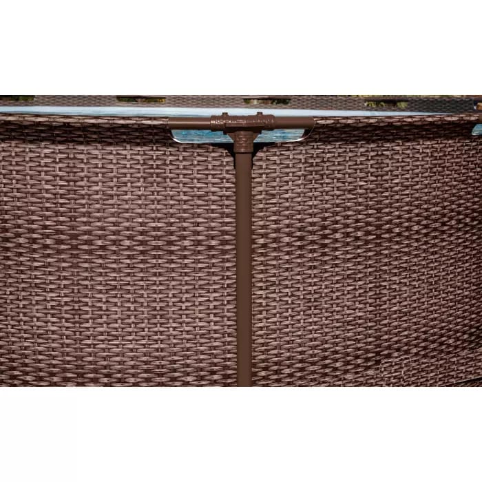 Каркасный бассейн Bestway 56709 BW, Steel Pro Max 366х100см "Ротанг" 9150л, фильтр-насос, лестница фото 5